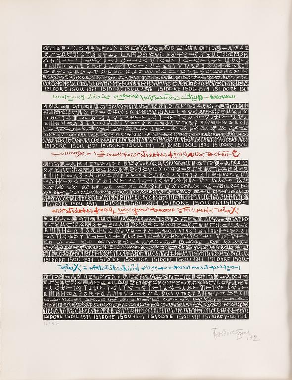 Folder with graphic prints by various artists "Les Hypergraphies".