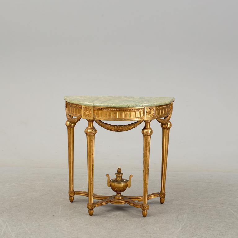 A second half of the 18th century Gustavian consol table.