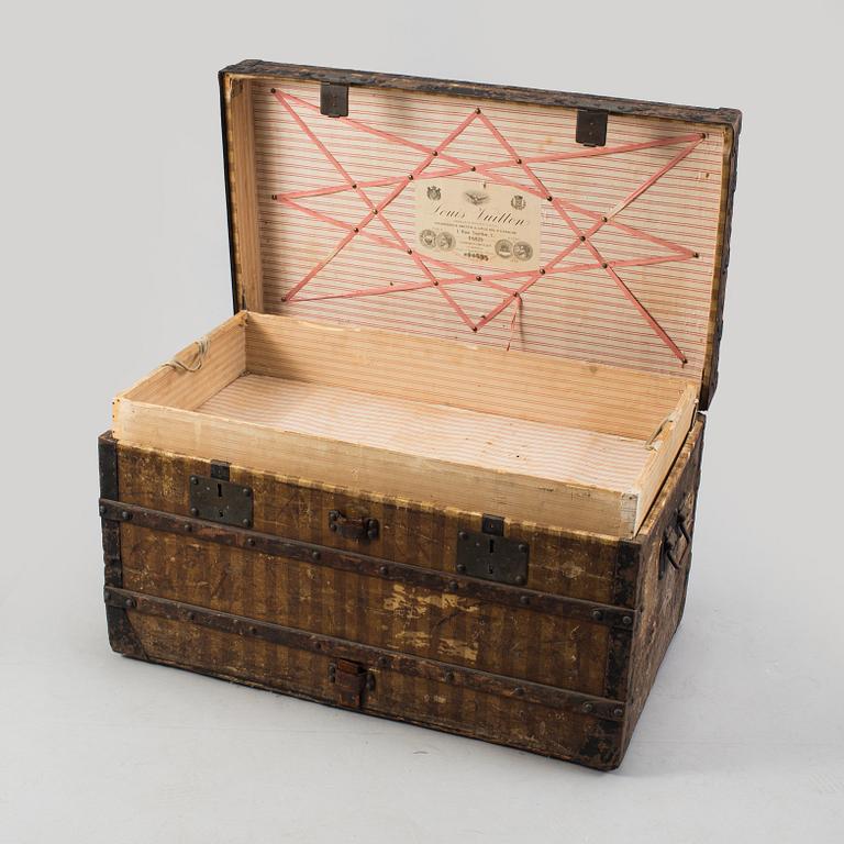 A trunk by Louis Vuitton, late 1800s.