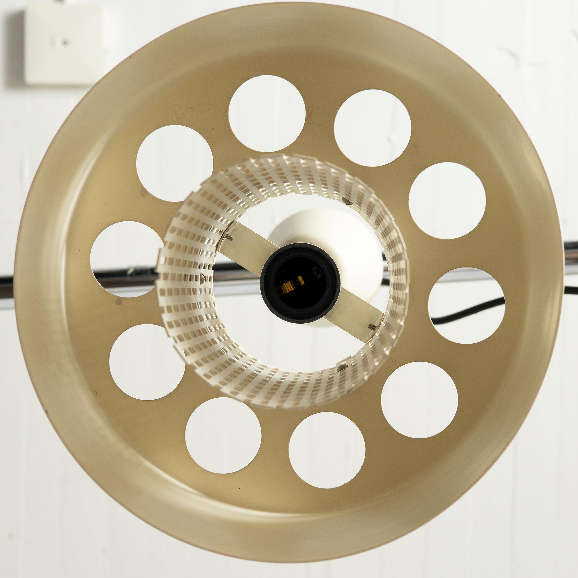 Arvid Böhlmarks Lampfabrik, a ceiling lamp model "12248", Stockholm, 1950s-60s.