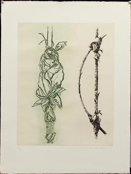 GERARD TITUS-CARMEL, 5 st, färgetsning, sign, dat -75 och numr 56/100.