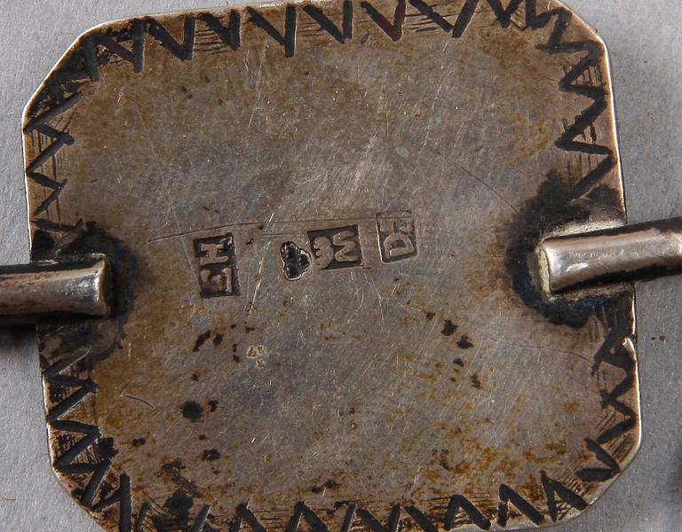 FICKUR, silver, John Ward, Fore Street London, sent 1700-tal.