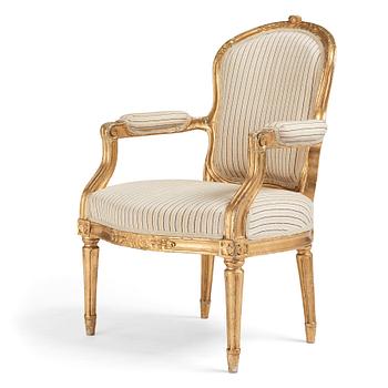 53. A Gustavian armchair, second part of the 18th century.