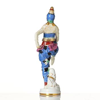 Constantin Holzer-Defanti, figurin, ”Koreanischer Tanz”, porslin, Rosenthal, Tyskland 1920-tal (sannolikt 1924).