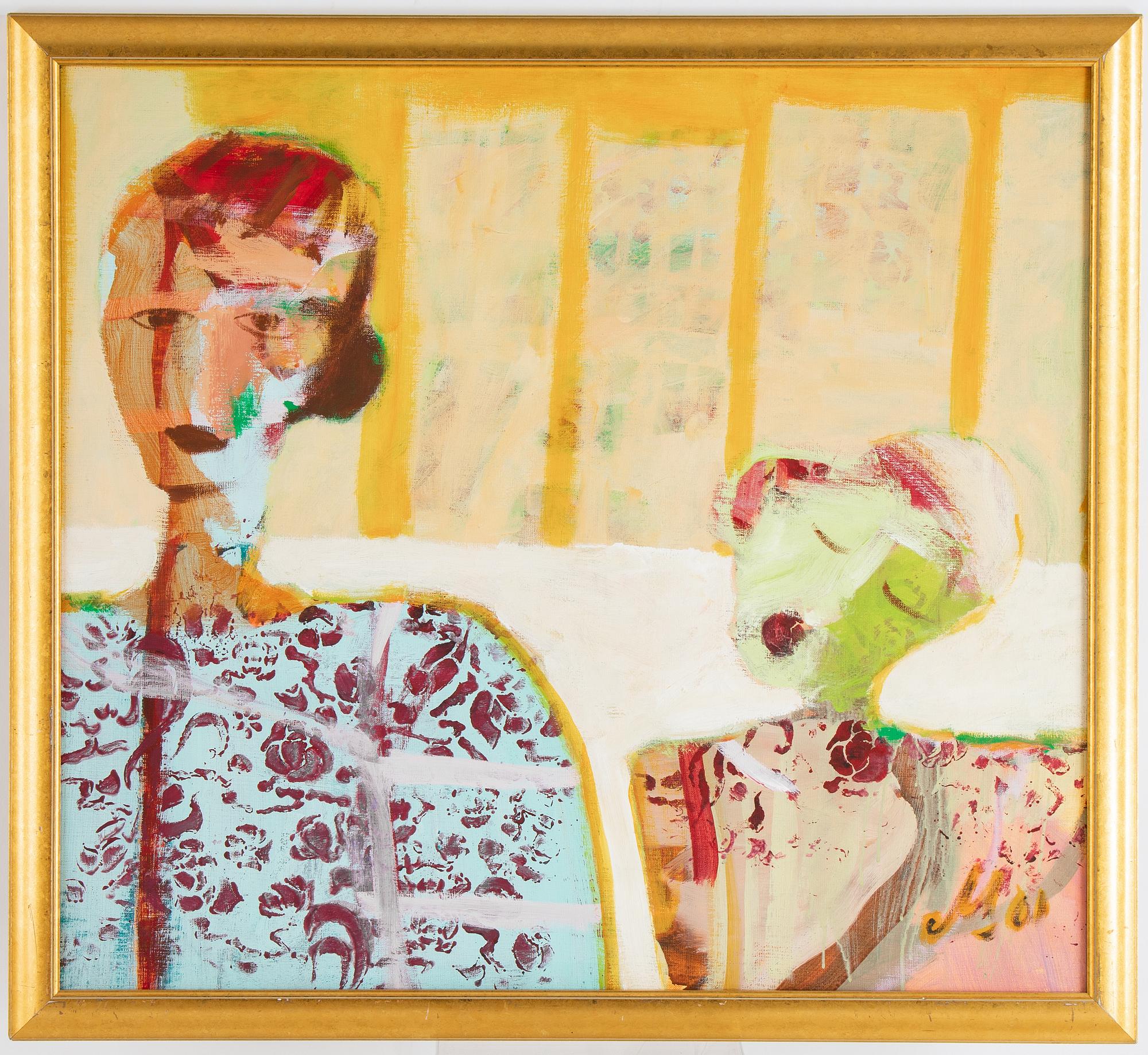 Magnus Dahlbäck, olja på duk, signerad.