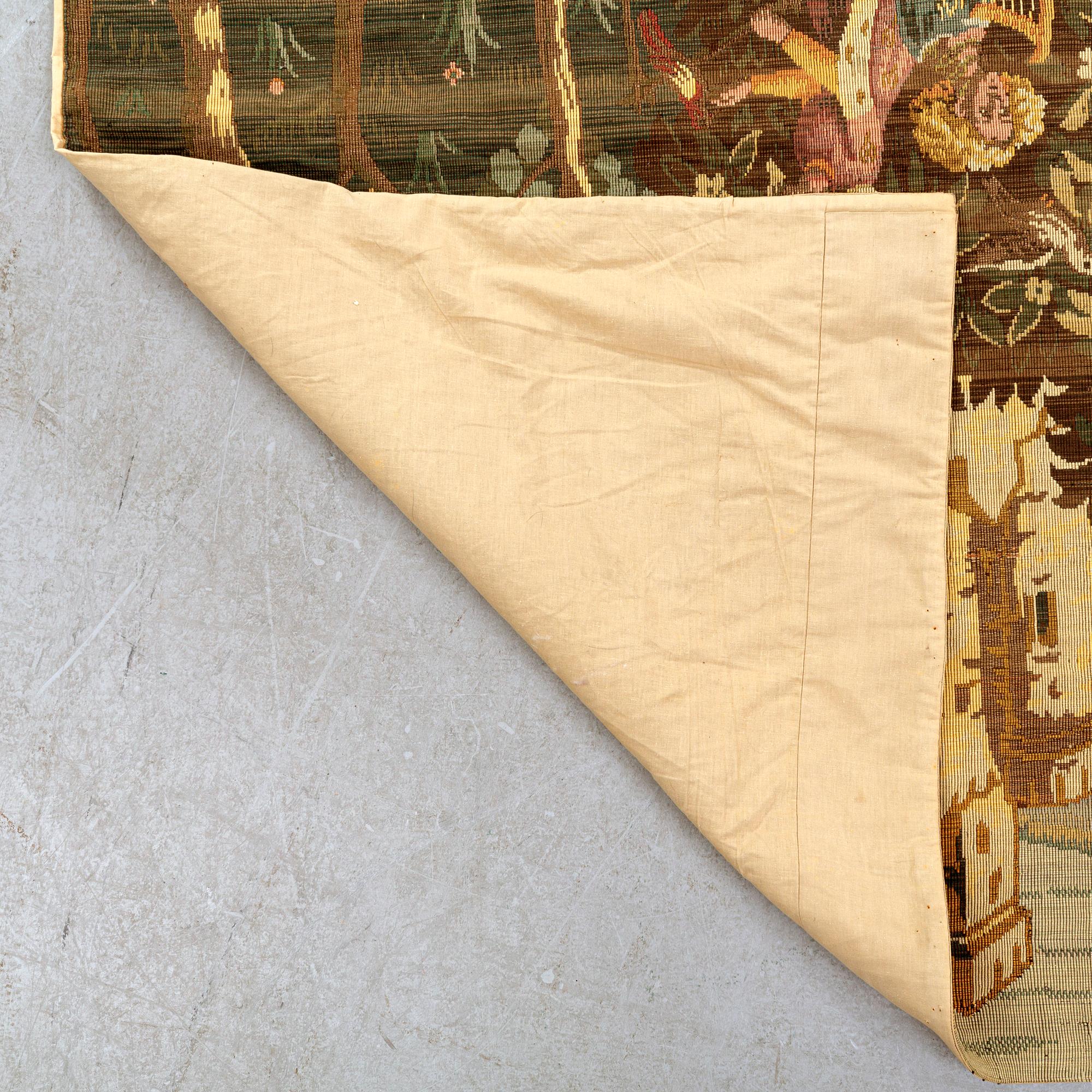 Tapestry Baroque style, first half of the 20th century, machine woven approx
156x216cm.