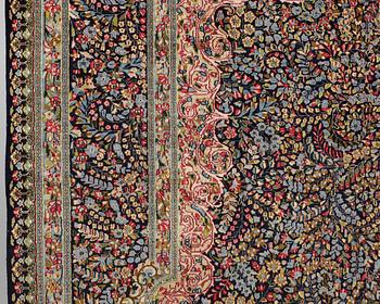 Carpet, Kirman Laver, 'Millefleur', approx. 383 x 300 cm.