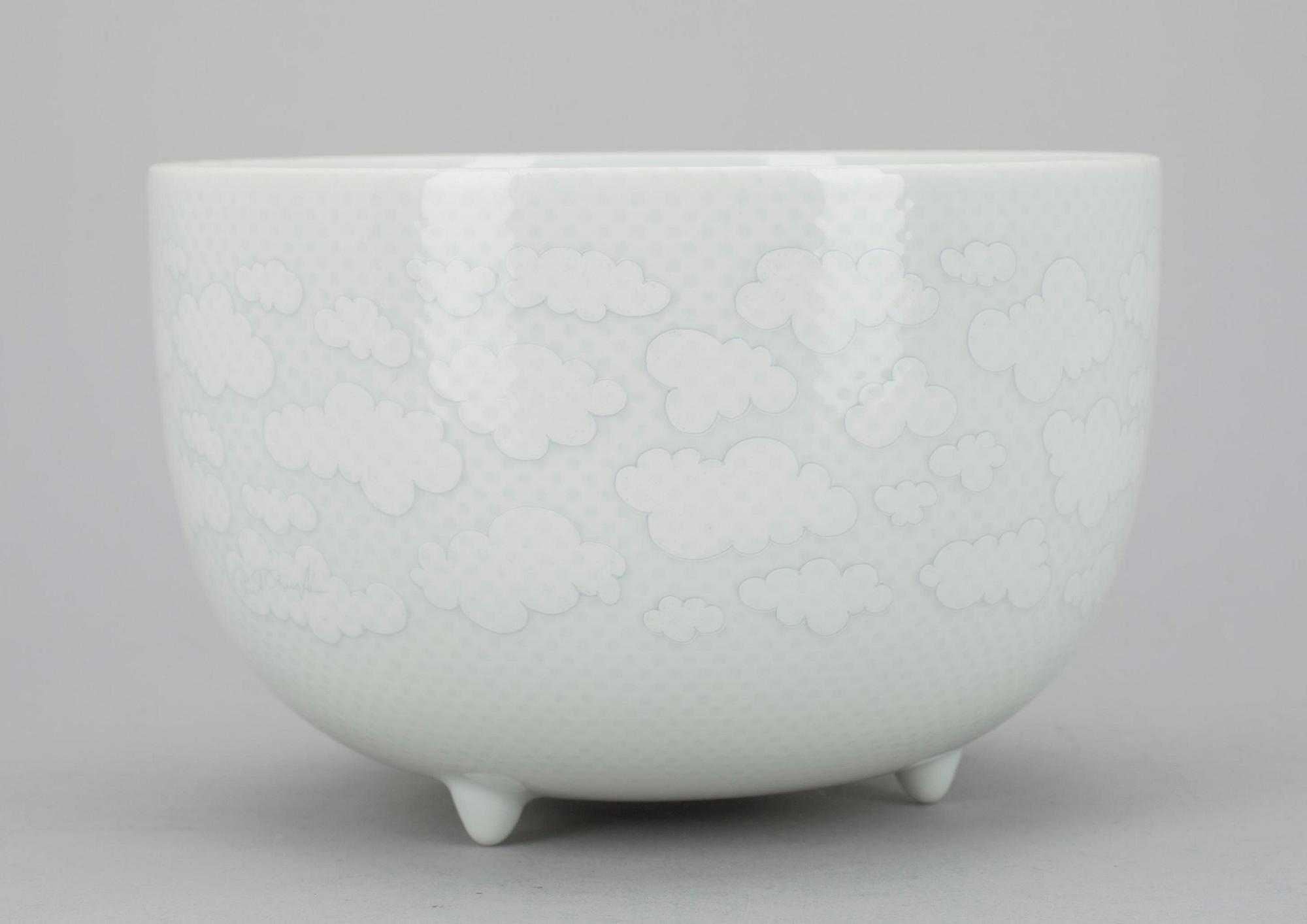 SKÅL, porslin, "Cumulus", Rut Bryk och Tapio Wirkkala, Rosenthal, Studio-linie. 1900-talets senare hälft.