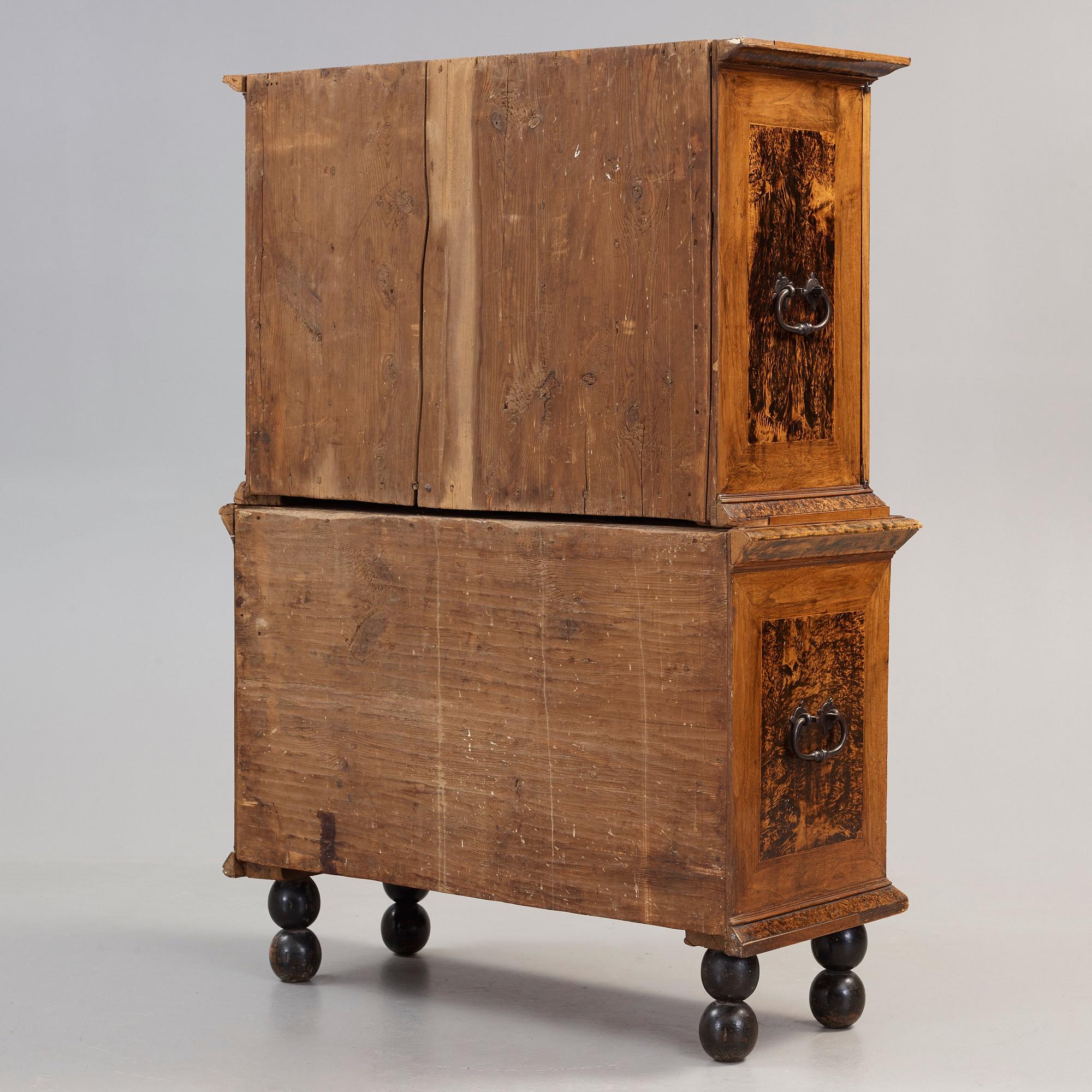 A Swedish late Baroque 1720/30's cupboard.