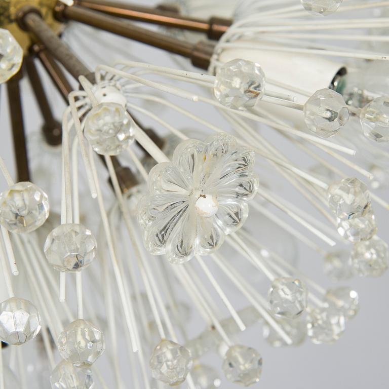 Emil Stejnar, a 1950s 'Dandelion' chandelier  for Rupert Nikoll, Austria.