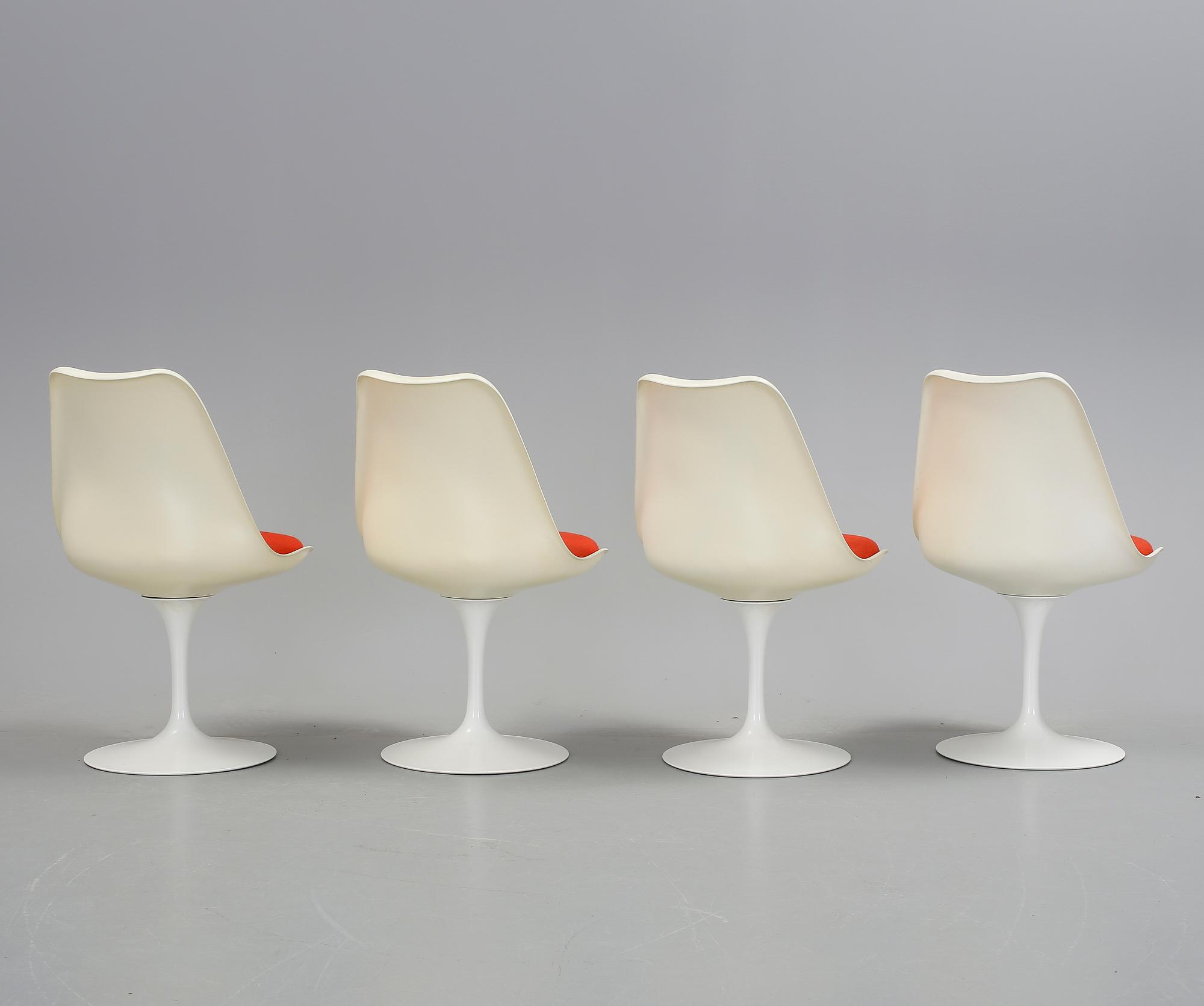 STOLAR, 4 st, "Tulip", Eero Saarinen, Finland.