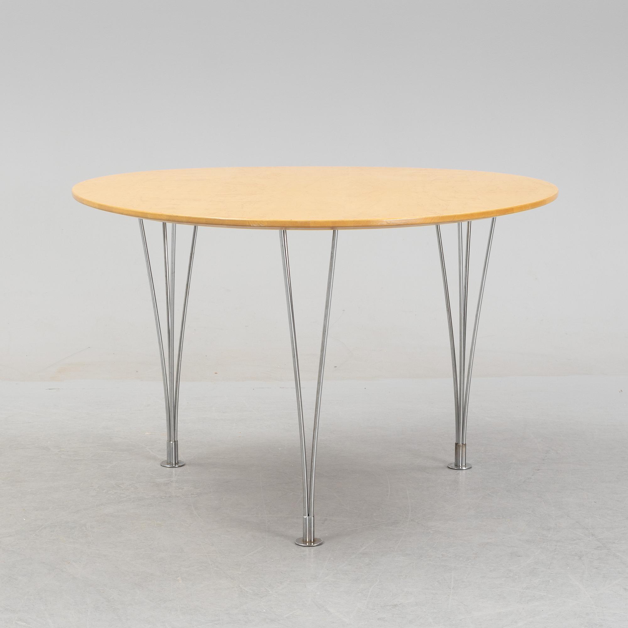 Bruno Mathsson &Piet Hein, a 'Trisuperellips' table, Bruno Mathsson International, Värnamo.