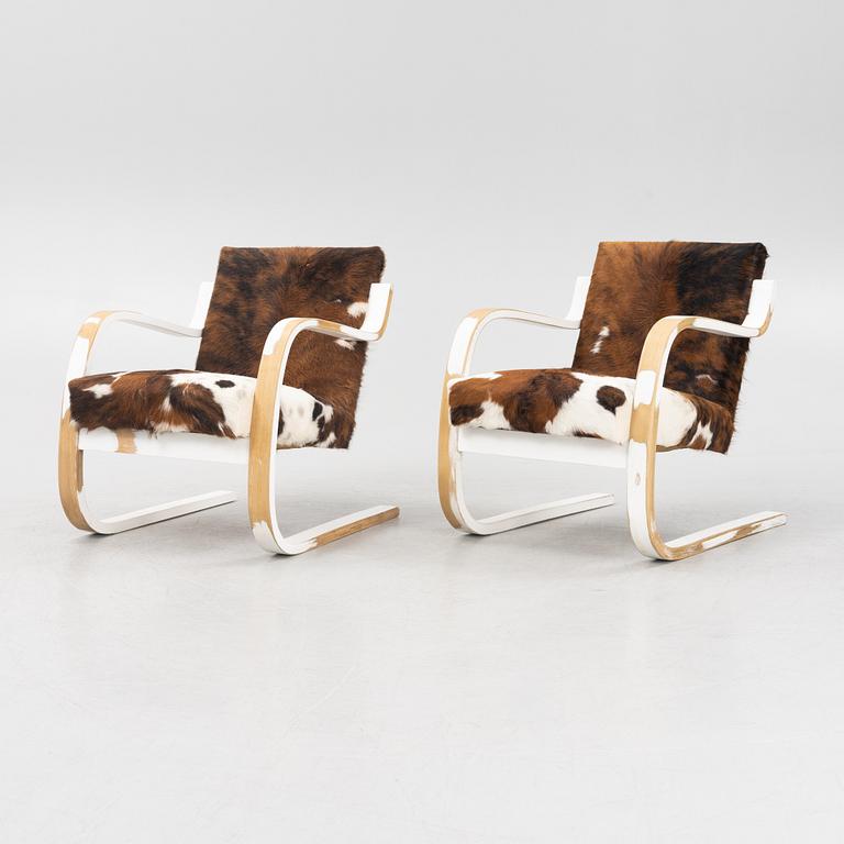 Alvar Aalto, a pair of 1950s '34/402' armchairs O.Y. Huonekalu- ja Rakennustyötehdas A.B.