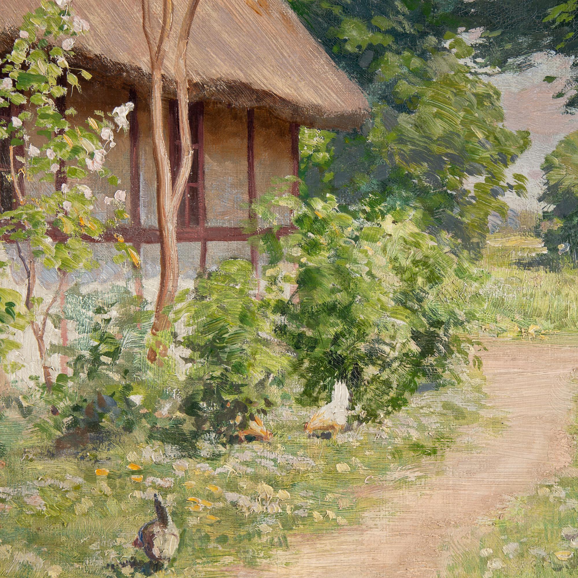 Johan Krouthén, olja på duk, signerad och daterad 1915.