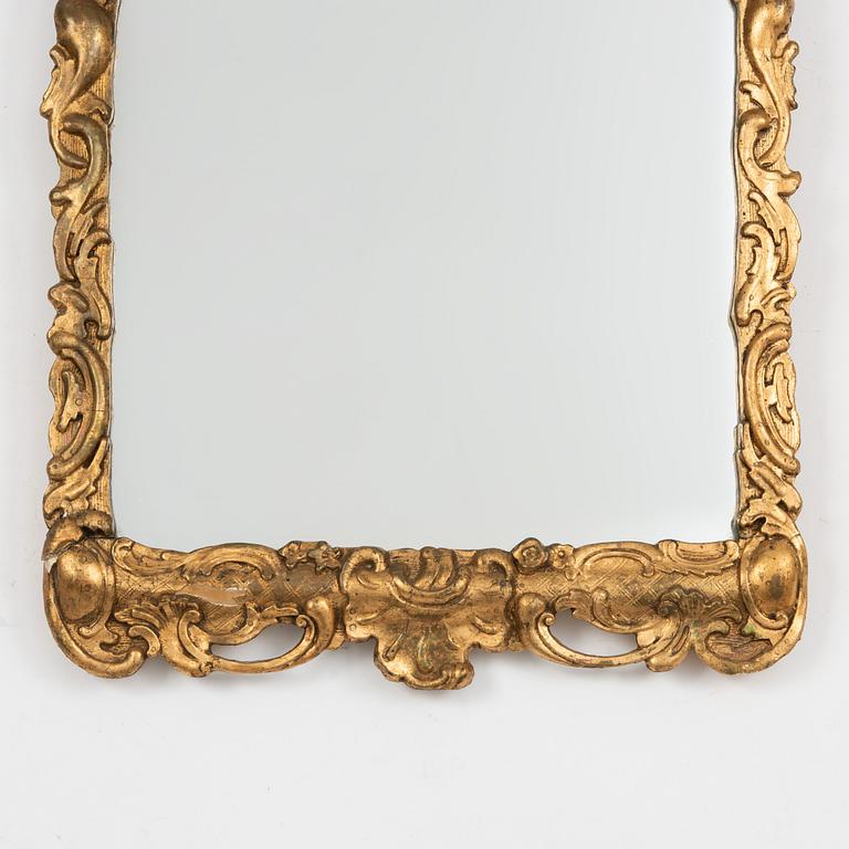 A Rococo mirror, Germany, second half of the 18th Century.