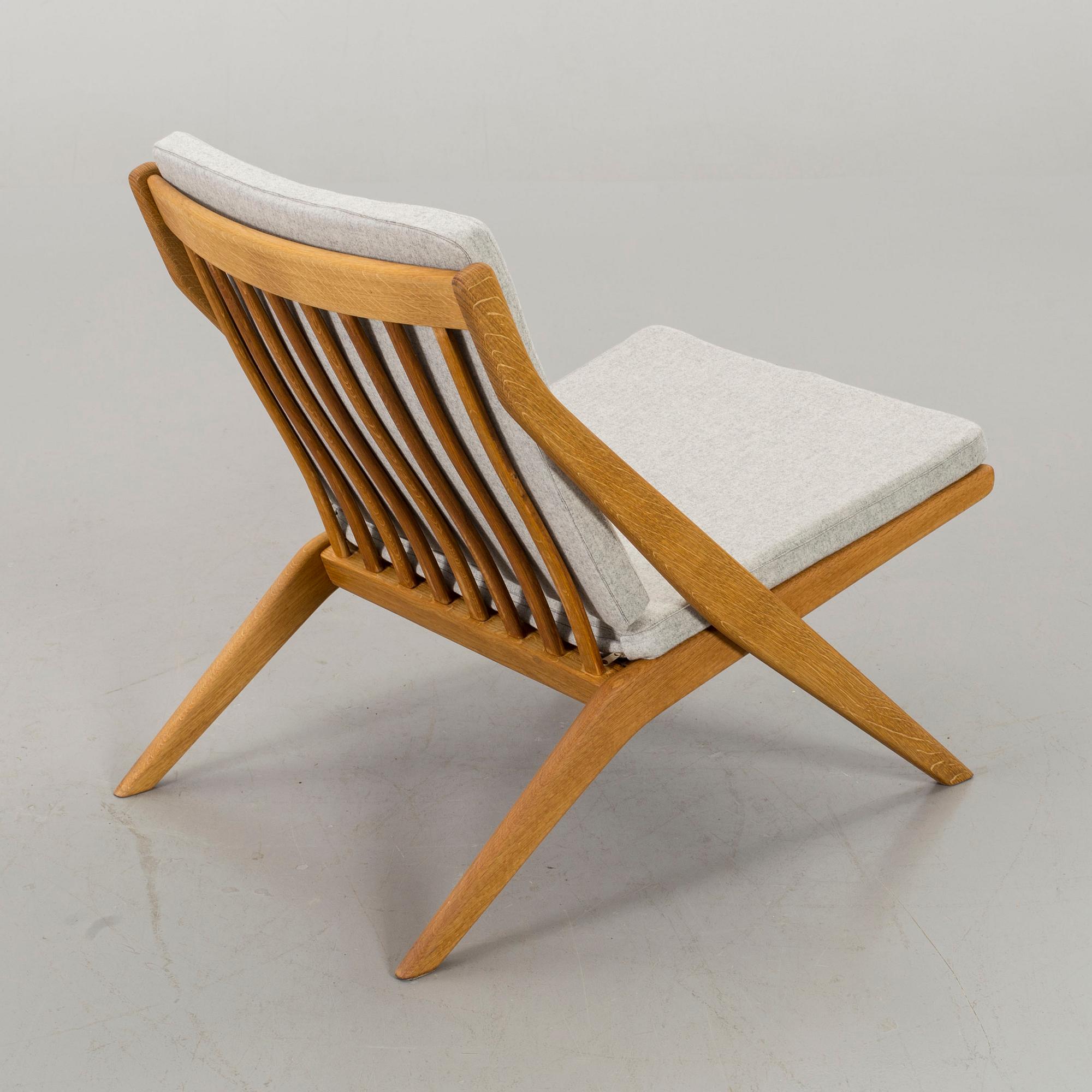 FOLKE OHLSSON, fåtölj, "Scissors", Bodafors 1961, brännmärkt.