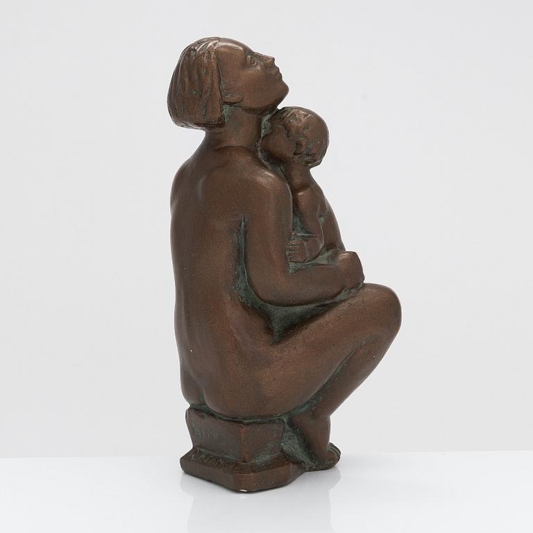 Eino Räsänen, a plaster sculpture, signed.