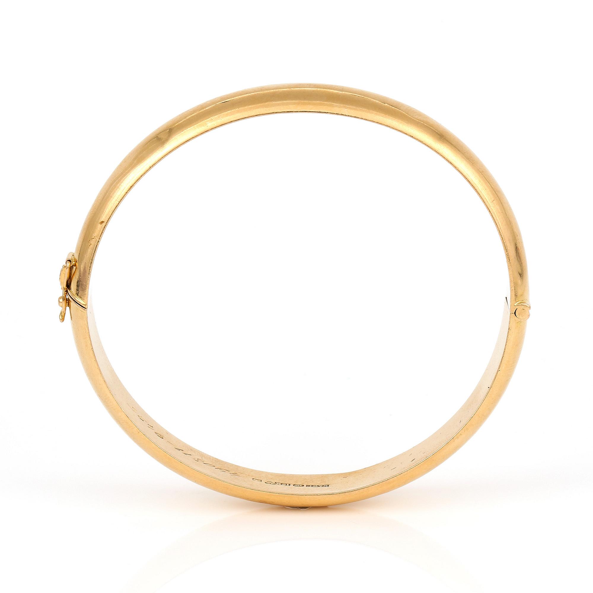 ARMBAND, 18K guld, Ceson, Göteborg, 1955. Vikt ca 16 g.