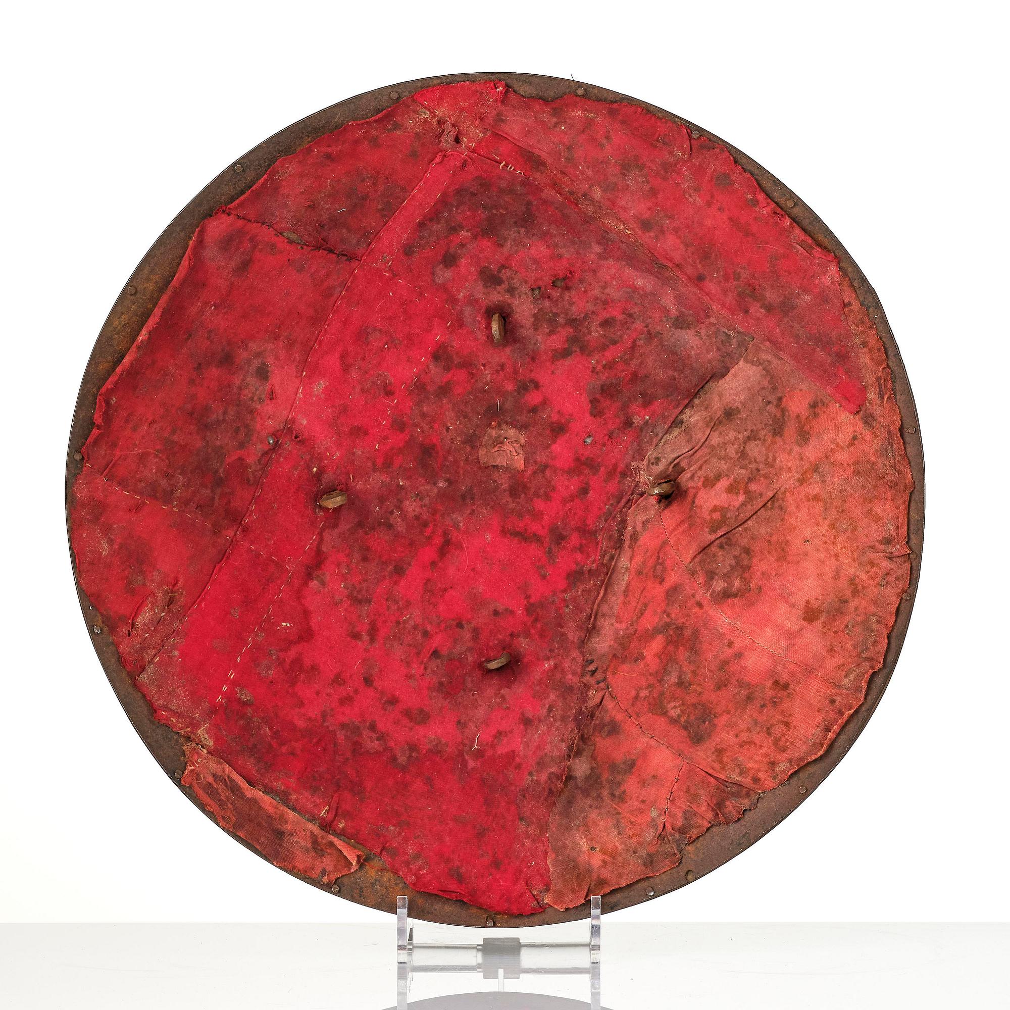 Dhal separ (Sköld), stål, Iran, Qajardynastin, omkring år 1800.