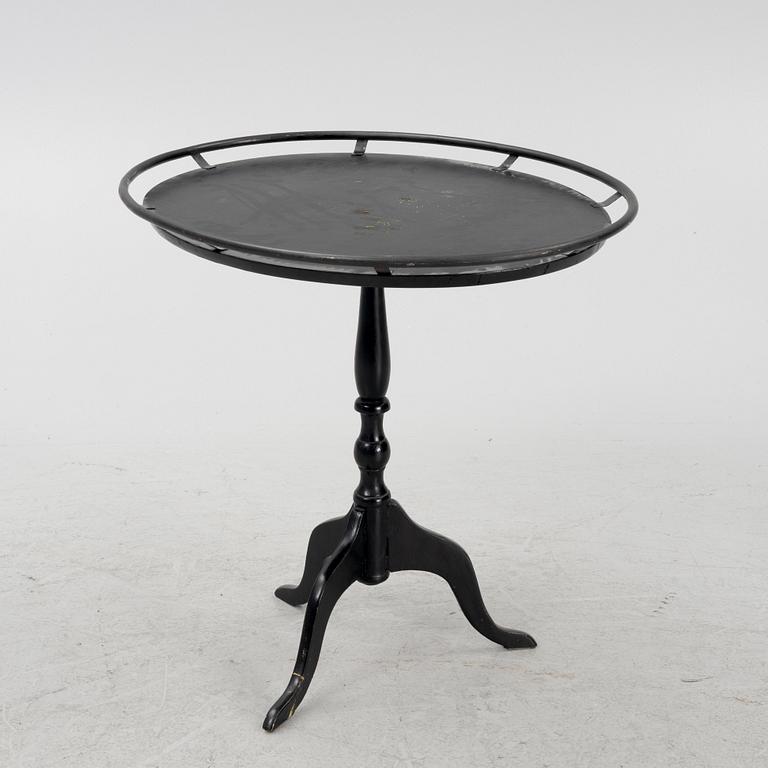 A late 19th century tray table.