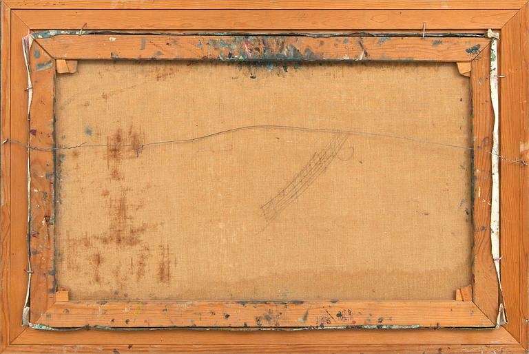 Gunnar Jonn, a signed and dated oil on canvas.