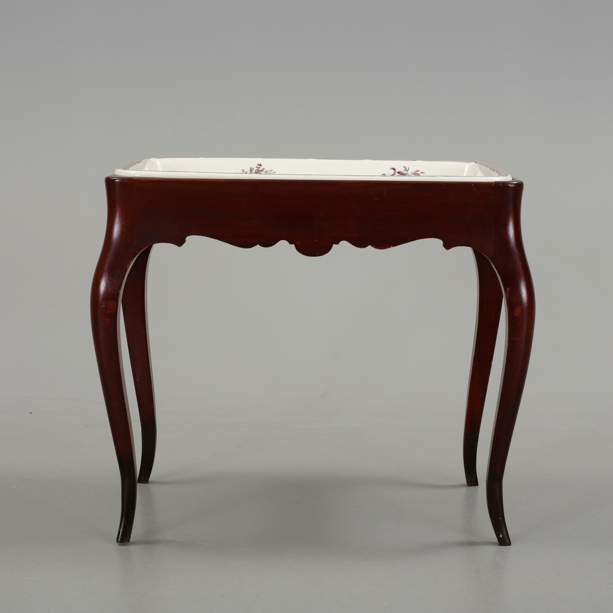 TEBORD, flintgods, Eugen Trost, Gefle Porslinsfabrik, 1945.