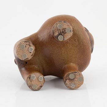 Lisa Larson, figuriner, 2 st, "Måns" och "Bulldog", Gustavsberg.
