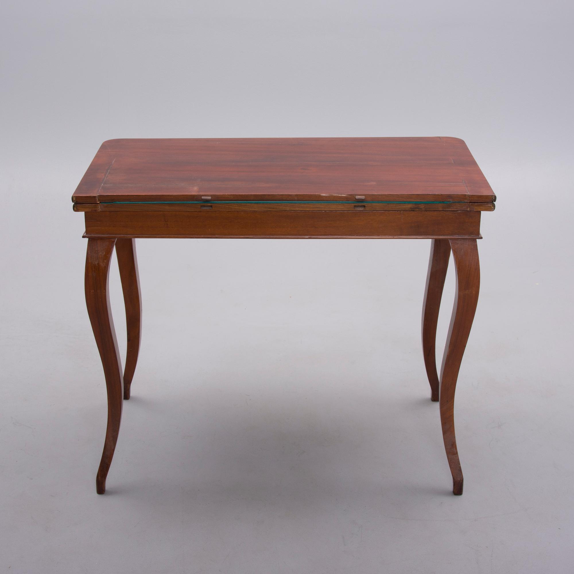 SPELBORD, rokokostil,  1800-talets slut.
