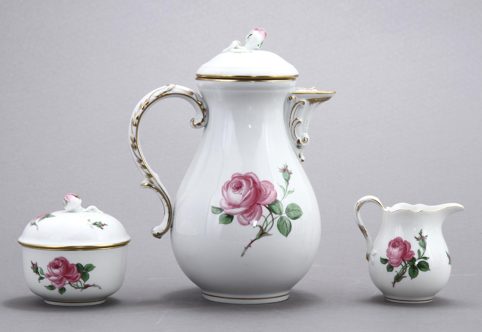 SERVIS, 26 delar, porslin, Meissen 1900-tal.