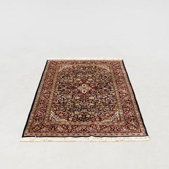 Oriental antique silk rug 189x113 cm.
