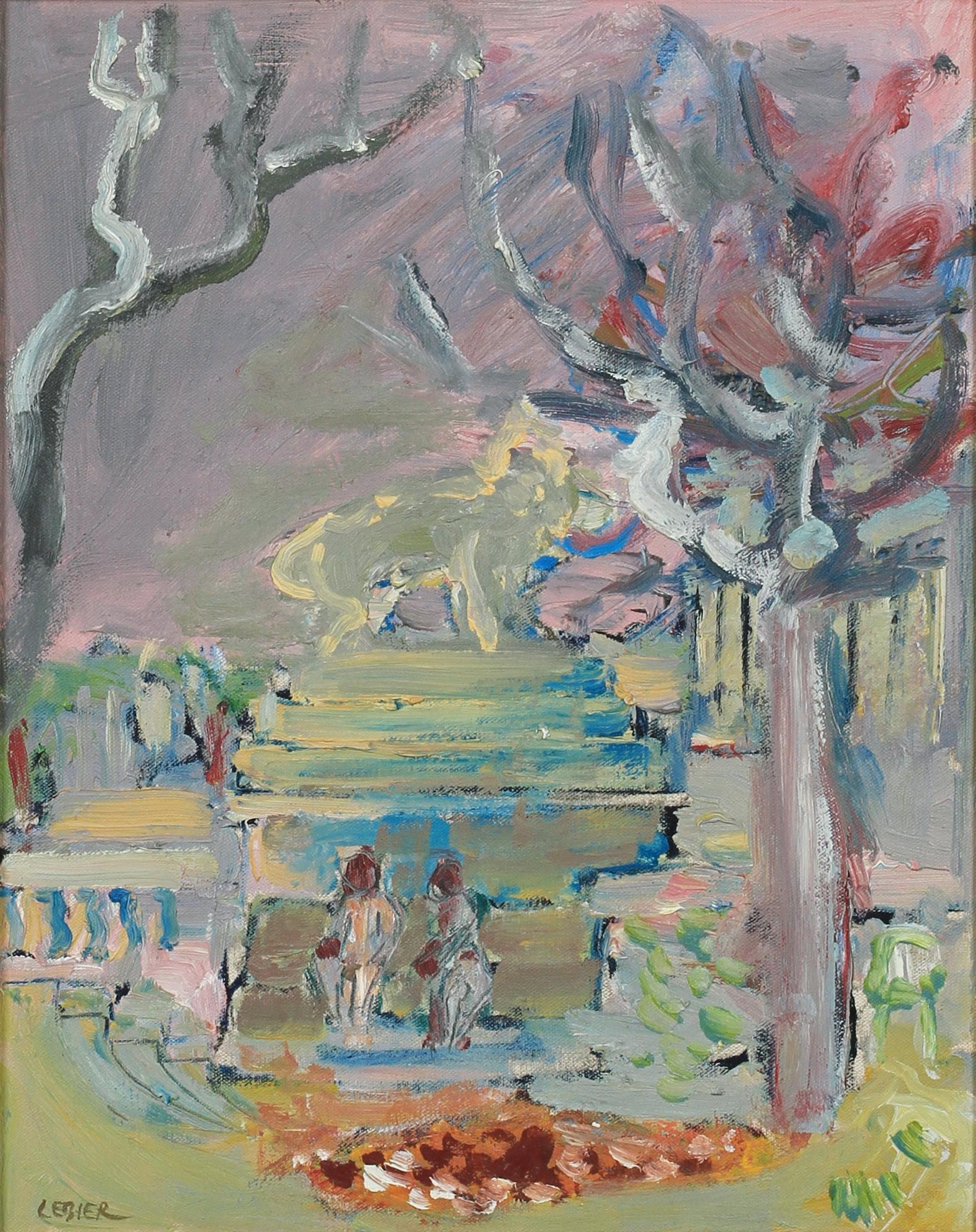 DANIEL LEBIER, olja på duk. Sign. Dat 76 a tergo.