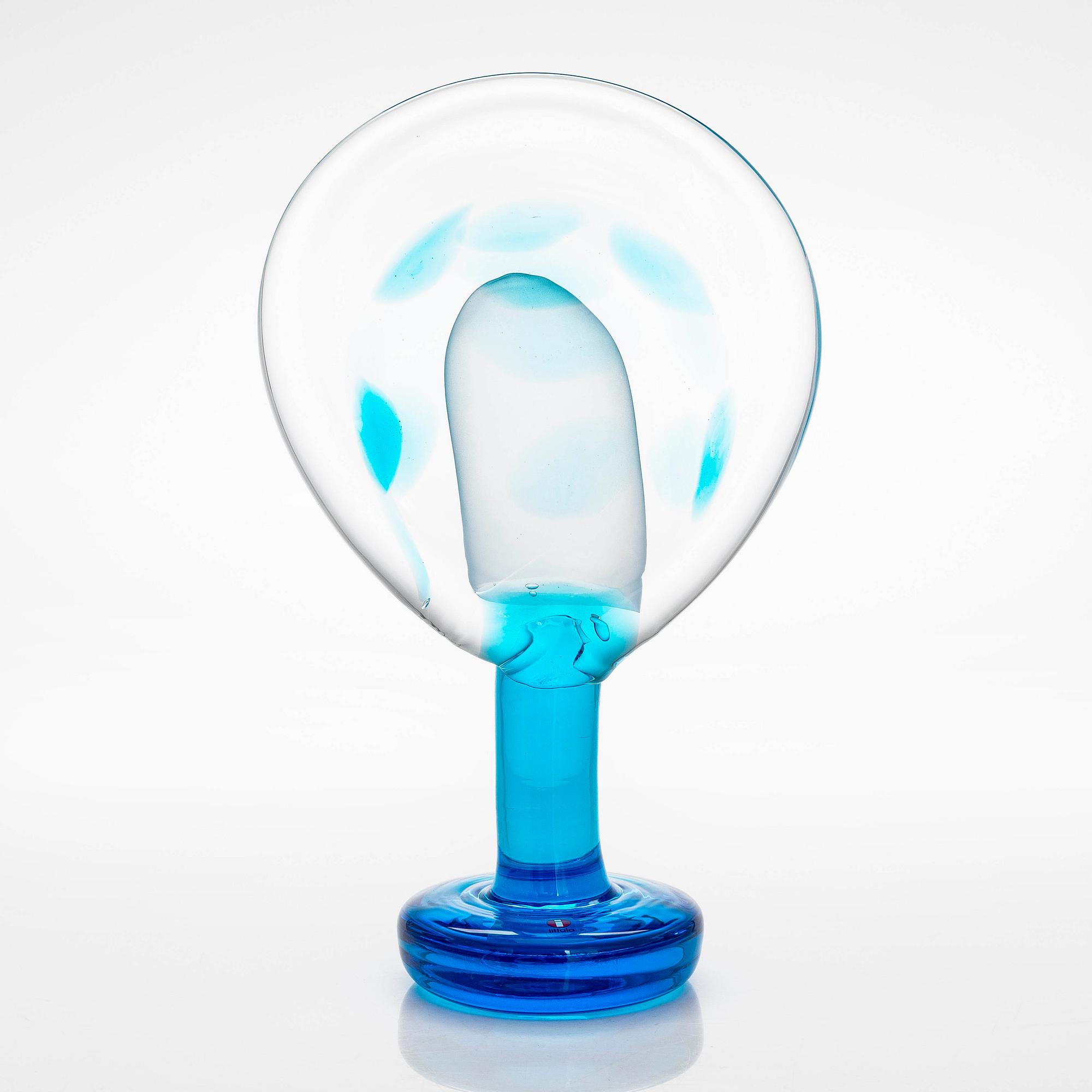 Oiva Toikka, a "Lollipop" glass sculpture, signed Oiva Toikka IITTALA Scope 2021, 94/200.