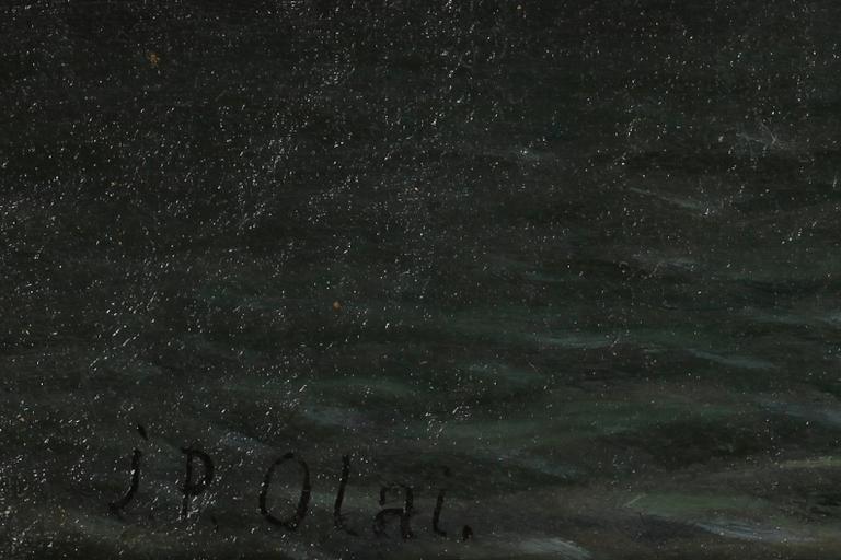 JOHAN PETTER OLAI, olja på duk, sign.