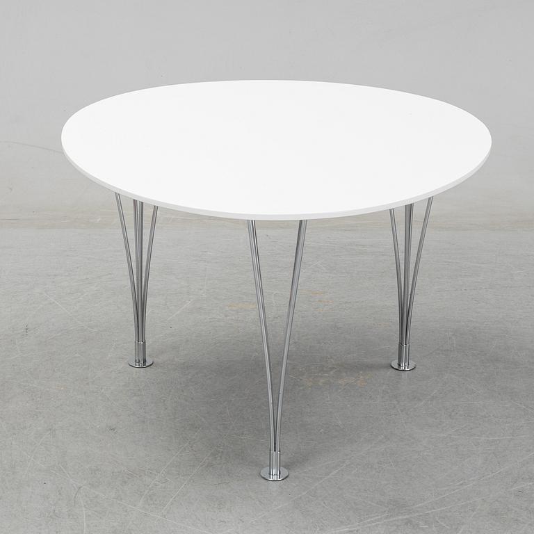 A 'Trisuper-elliptical' table by Bruno Mathsson & Piet Hein for Mathsson International.