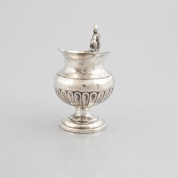 A Swedish silver Empire cream jug, mark of Carl Wilhelm Troselius, Stockholm (active 1825-1842).