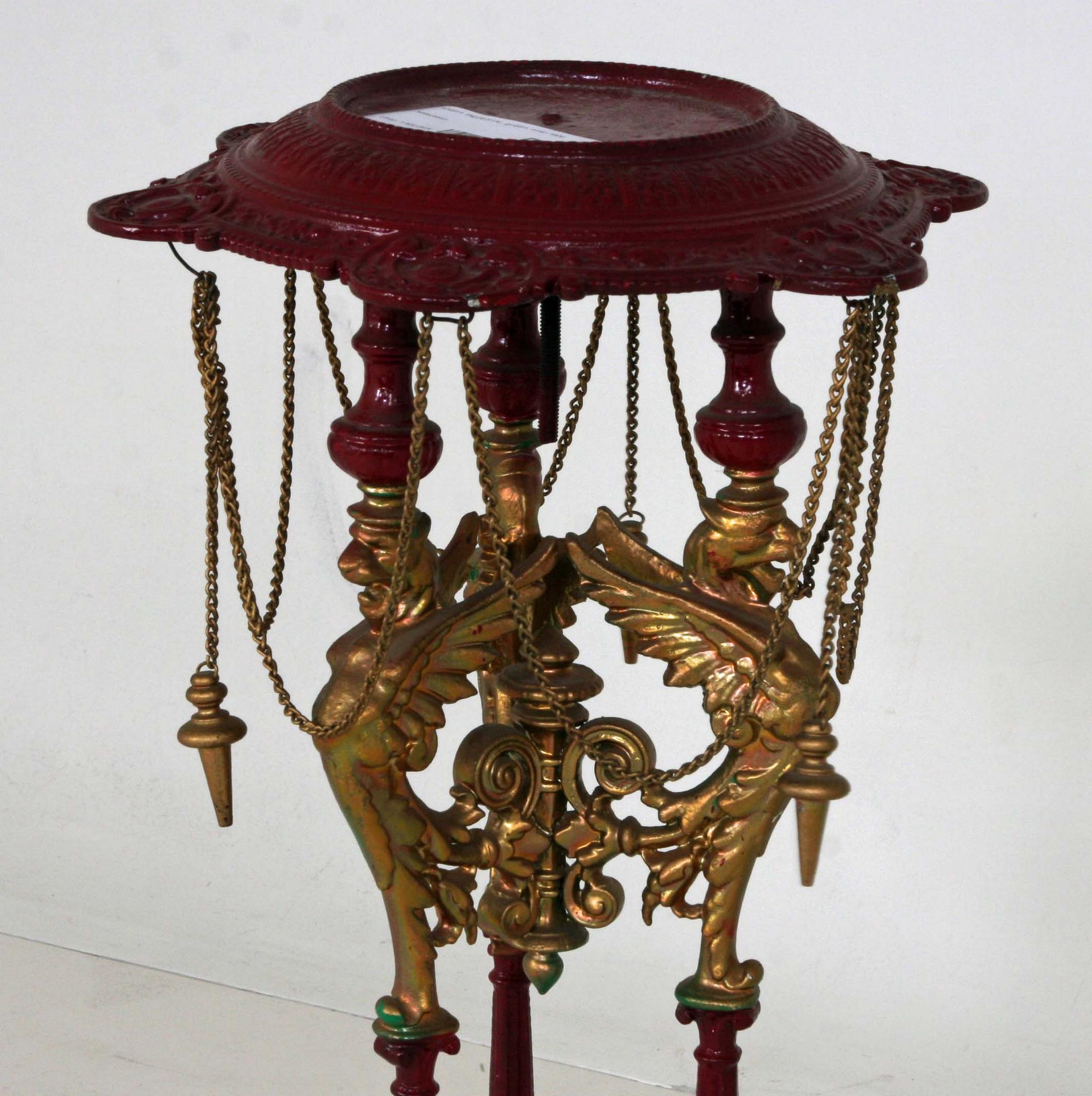 PIEDESTAL, gjutjärn, omkr 1900.