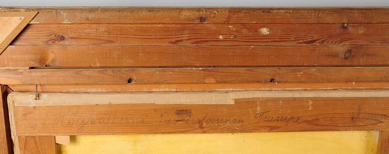 OKÄND KONSTNÄR, olja på duk, signerad copia af F Trampe.