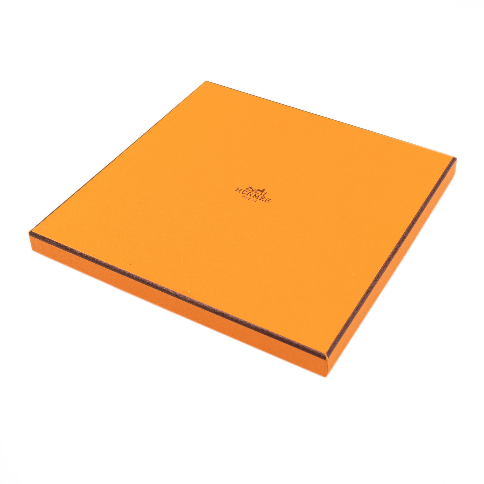 Hermès, a 'Tatersale' silk scarf.