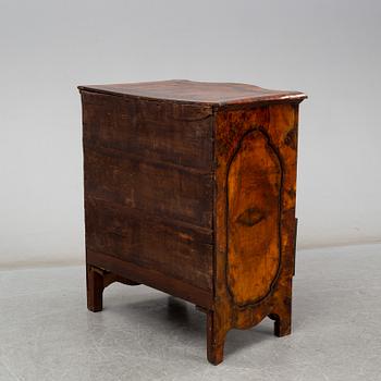 A south european chest of drawers, second half of the 18th century.