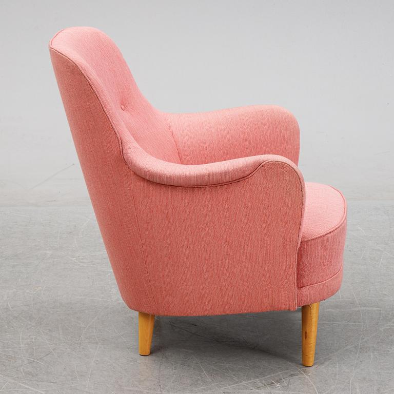 Carl Malmsten, a 'Samsas' armchair, second half of the 20th Century.