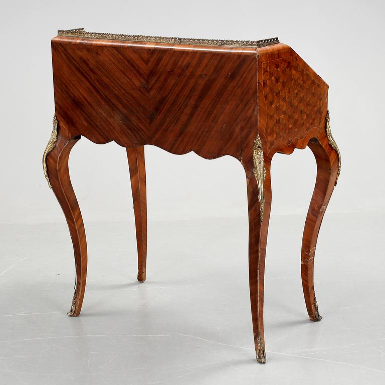 SEKRETÄR, rokoko-stil, 1800-talets andra hälft, Frankrike, Paris, signerad "Coignard".