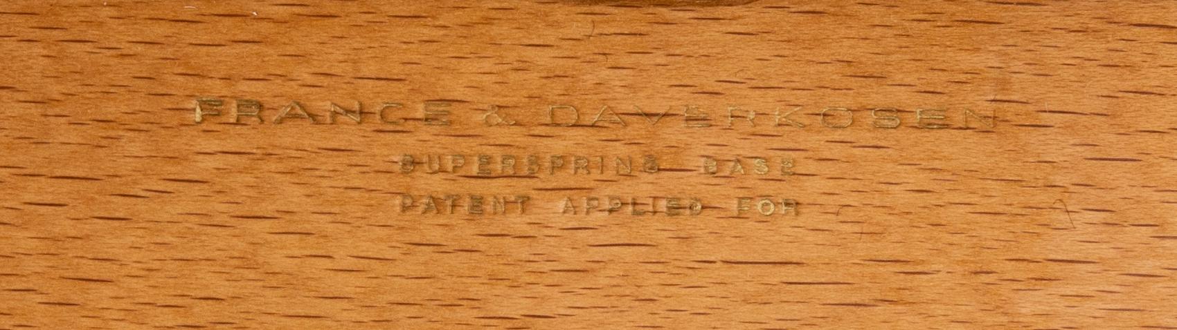 Peter Hvidt & Orla Mølgaard Nielsen, fåtölj, "FD 135", för France & Daverkosen, Danmark, 1950-tal.