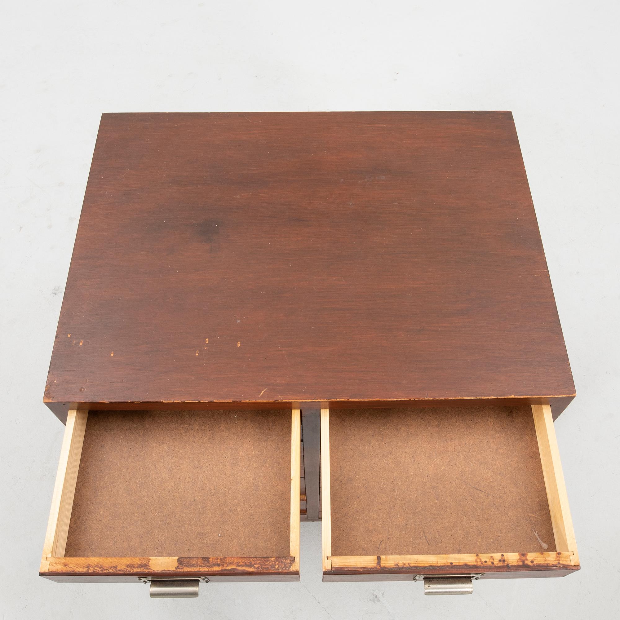 Document cabinet, mid-20th century.