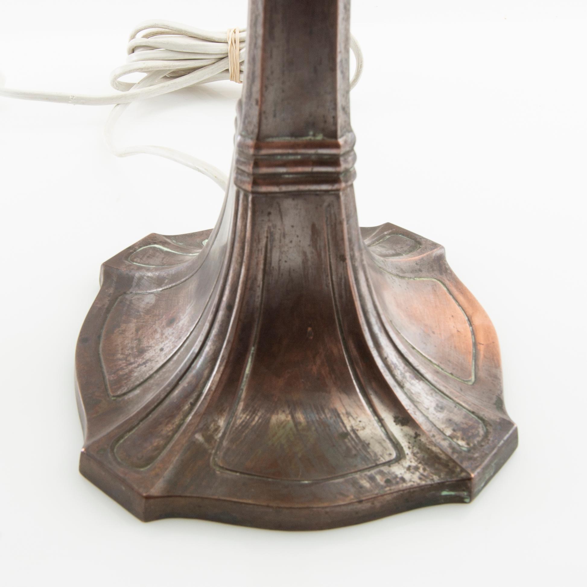 Table lamp Art Nouveau early 20th century.