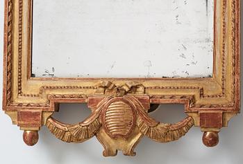 A Gustavian mirror by Johan Åkerblad (master in Stockholm 1758-1799).