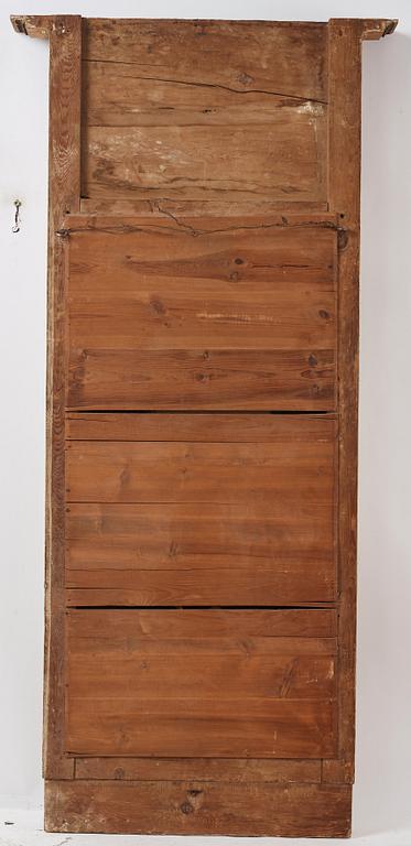 An Empire mirror with console table, attributed to N Frisk (Stockholm 1805-24).