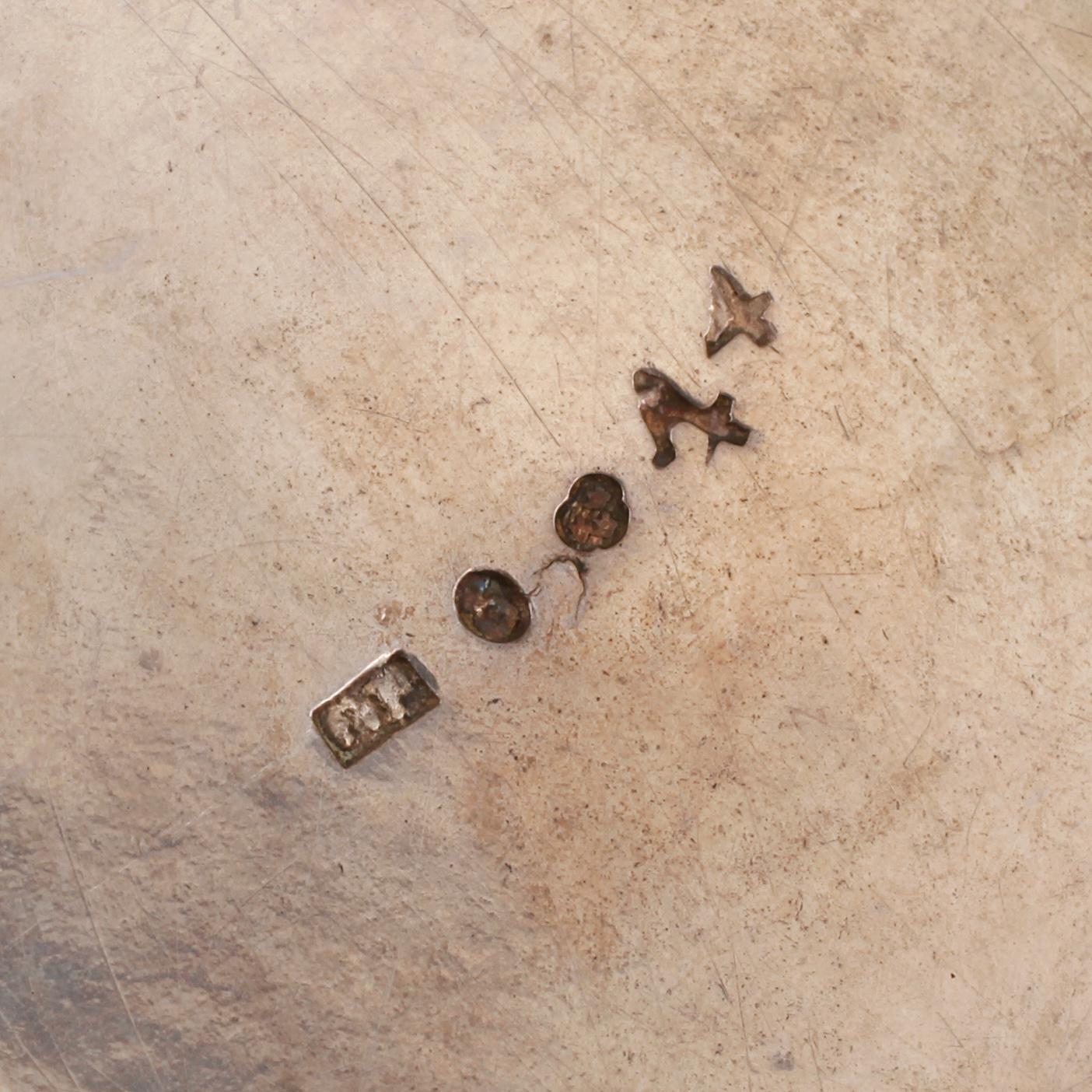 PARTI SILVER, 3 delar, 1800-tal. Vikt 350 gram.