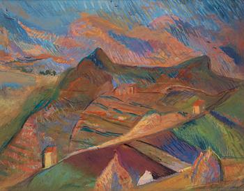 558. Sigrid Hjertén, "Le Puy-en-Velay".