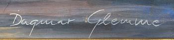 DAGMAR GLEMME, oil on canvas, signed.