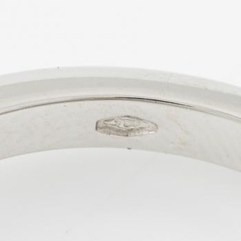 Ring 18K white gold with brilliant-cut diamond 1.42 ct.